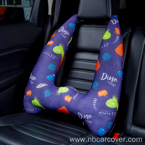 New Cartoon Car Sleeping Neck Pillow Pad Breathable